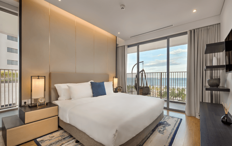 Căn hộ Wyndham Soleil Đà Nẵng chỉ 1,3 tỷ, view biển Mỹ Khê, khai thác cho thuê 35 triệu/tháng.